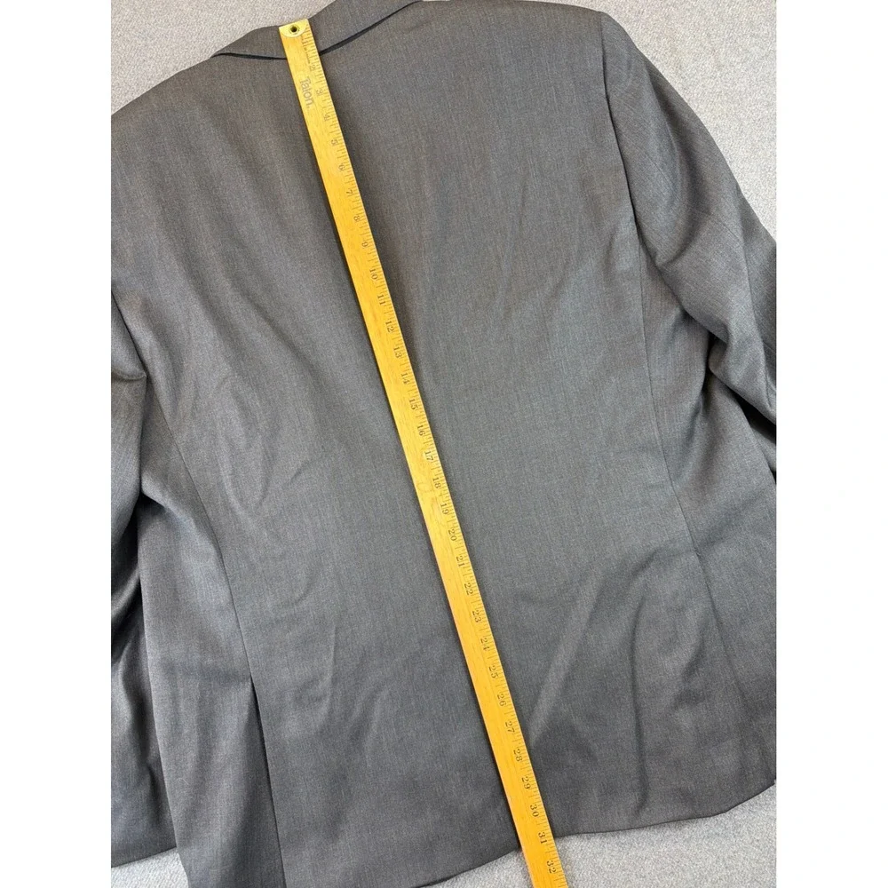 Coppley Blazer Mens 46R Grey Gibson 2112C 100% S-100s Wool 2-Button‎ Sport Coat